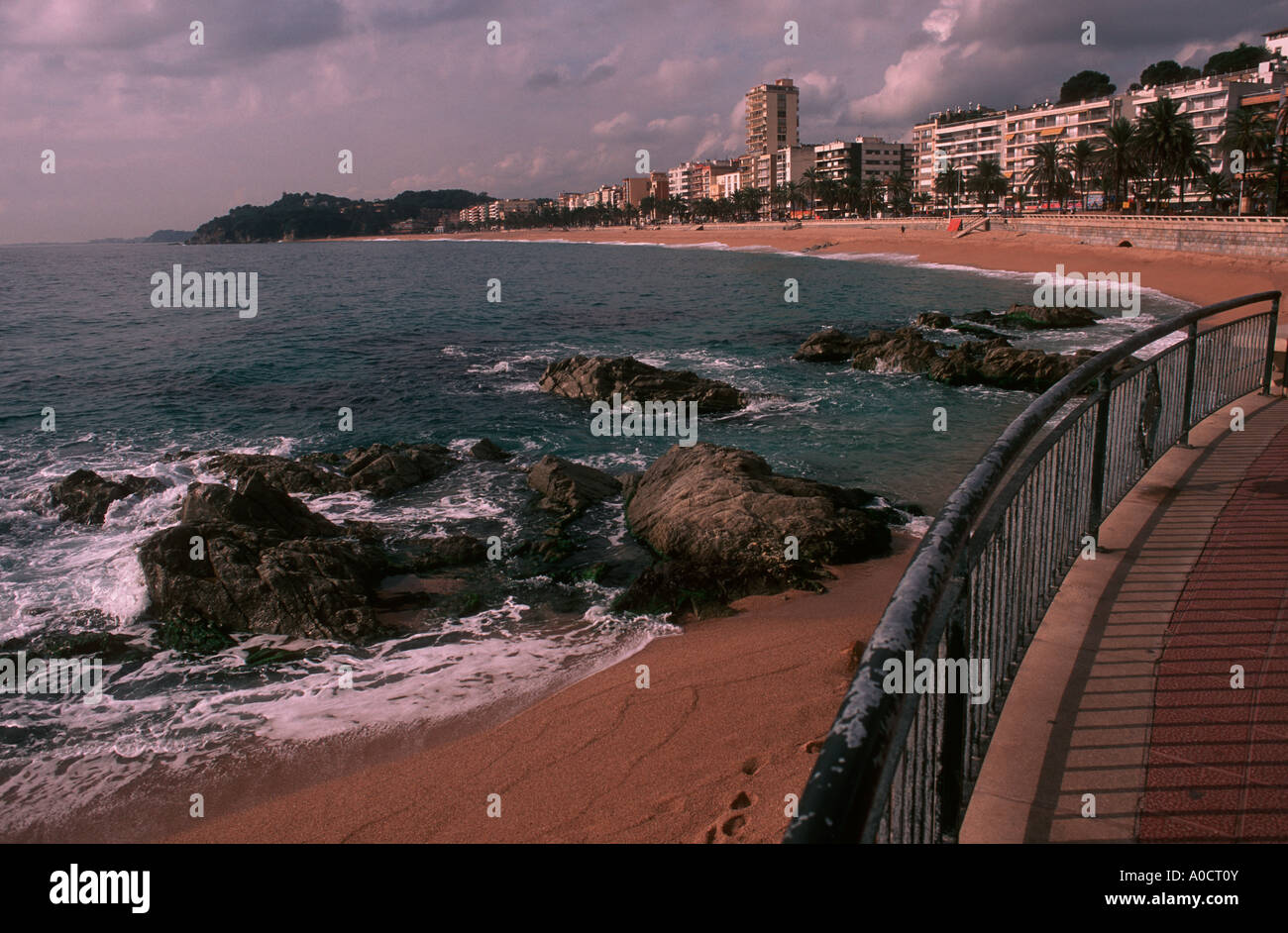 Lloret de Mar. General view. Costa Brava. Girona Province. Catalonia. Spain Stock Photo