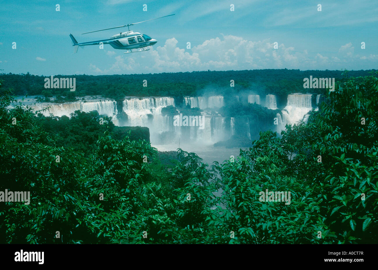Iguazu falls. Brazil Argentine border. South America Stock Photo