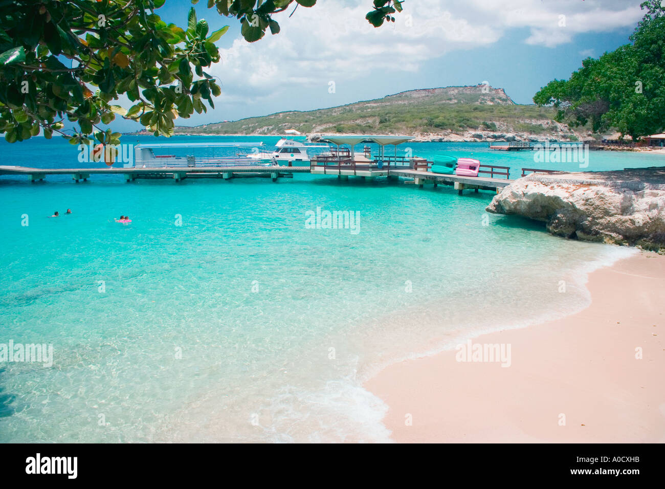Piscadera Bay Curacao Netherlands Antilles Stock Photo