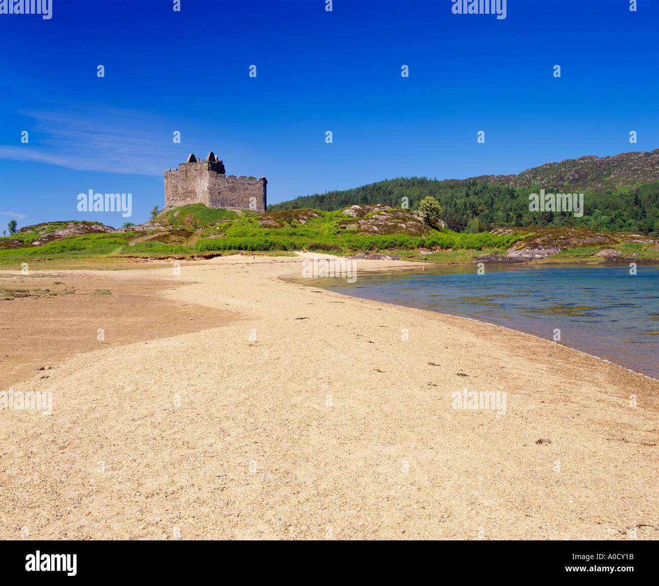 Scotland, Highland, Lochaber, Moidart, Castle Tioram Stock Photo Alamy