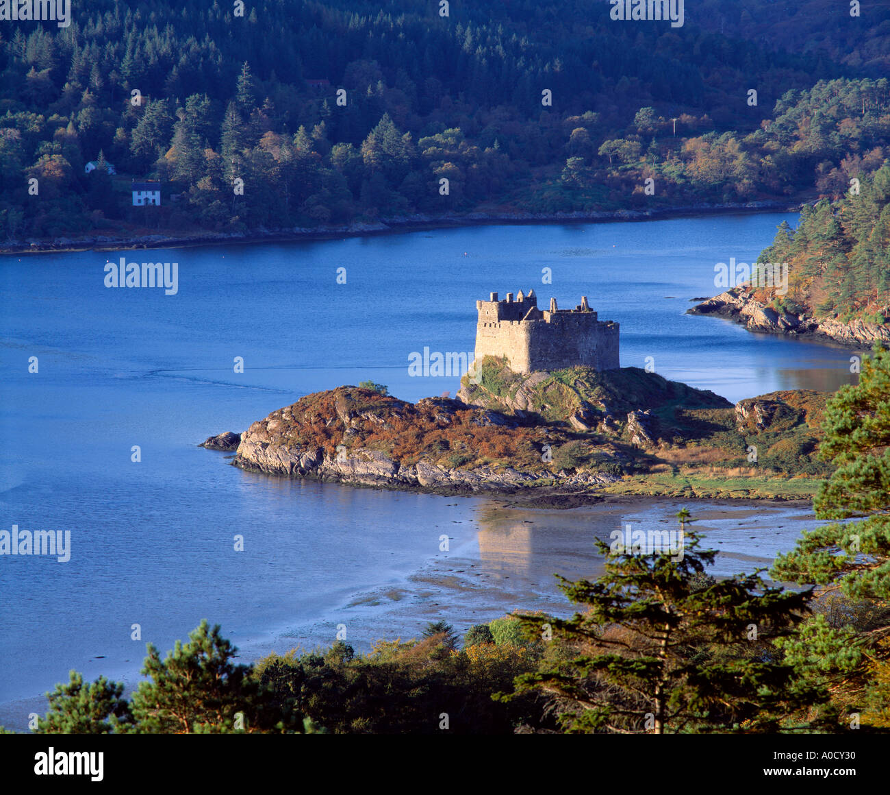 Castle Tioram, Moidart, Lochaber, Highland, Scotland, UK Stock Photo