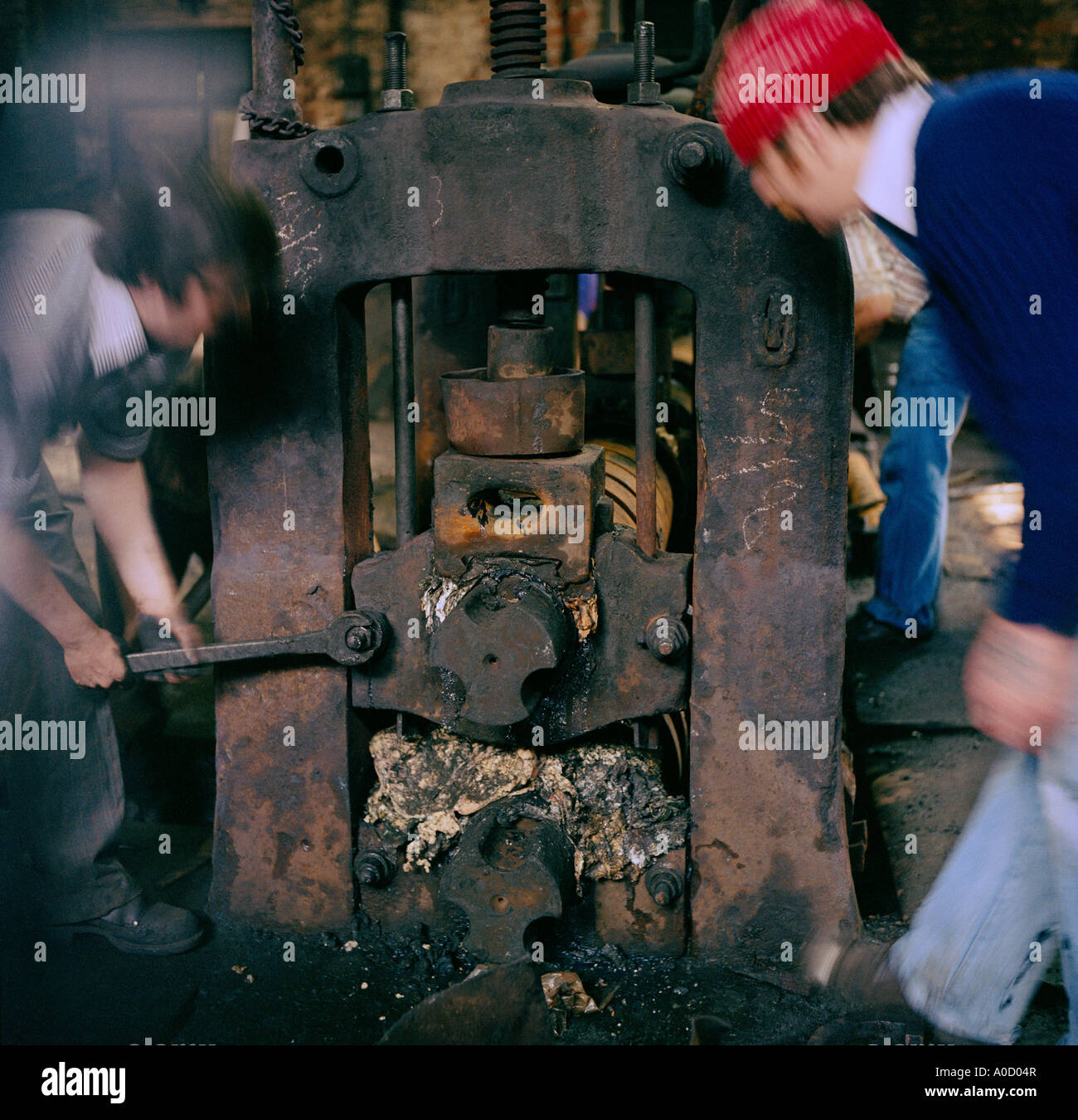 Heavy industry in Bolton in England in Great Britain in the United Kingdom  UK. Industrial Work Business Old Fashioned Labor Labour Manual Stock Photo  - Alamy