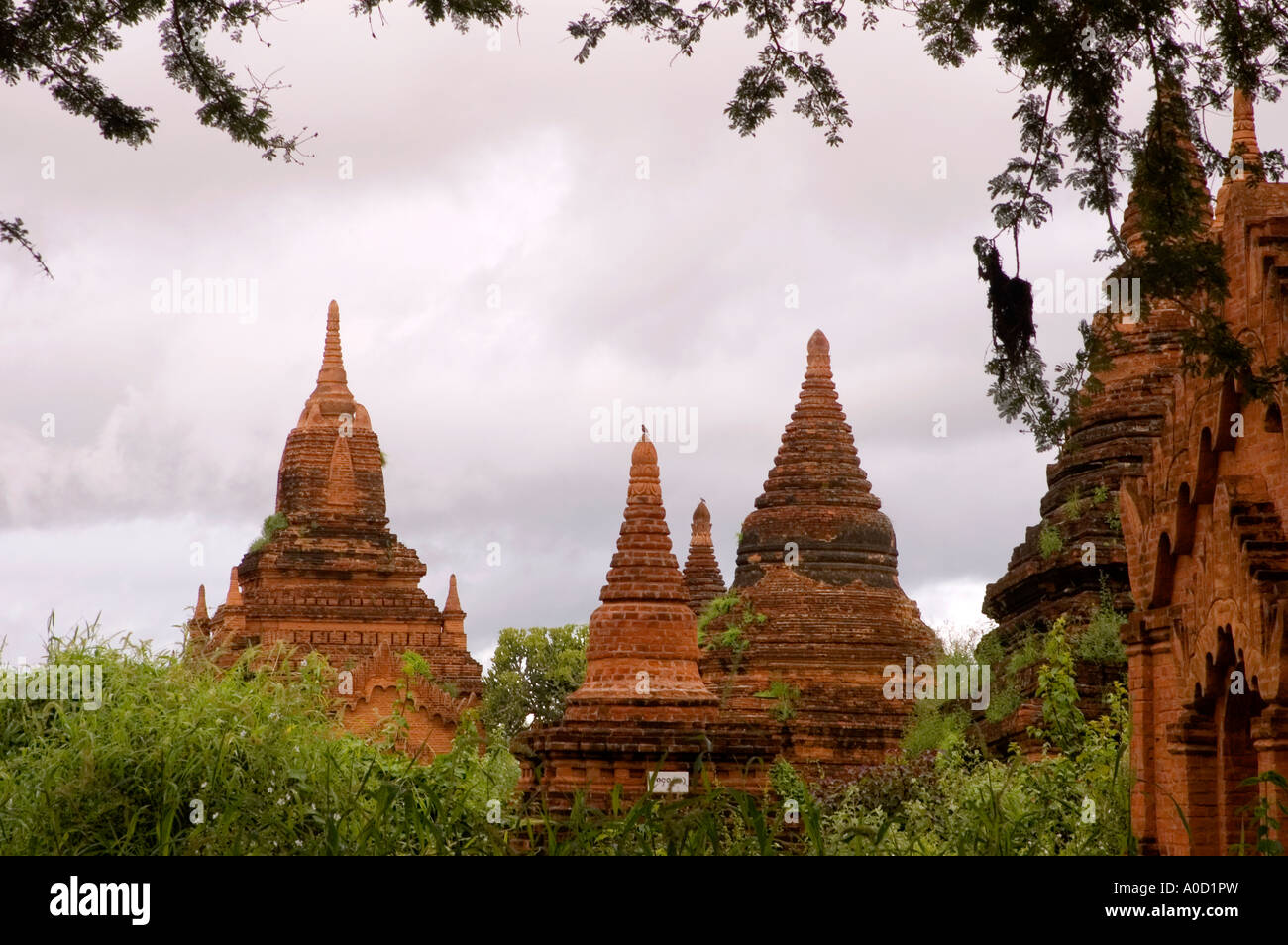 Stock photograph of the Khay min gha Pahto at Bagan in Myanmar 2006 Stock Photo