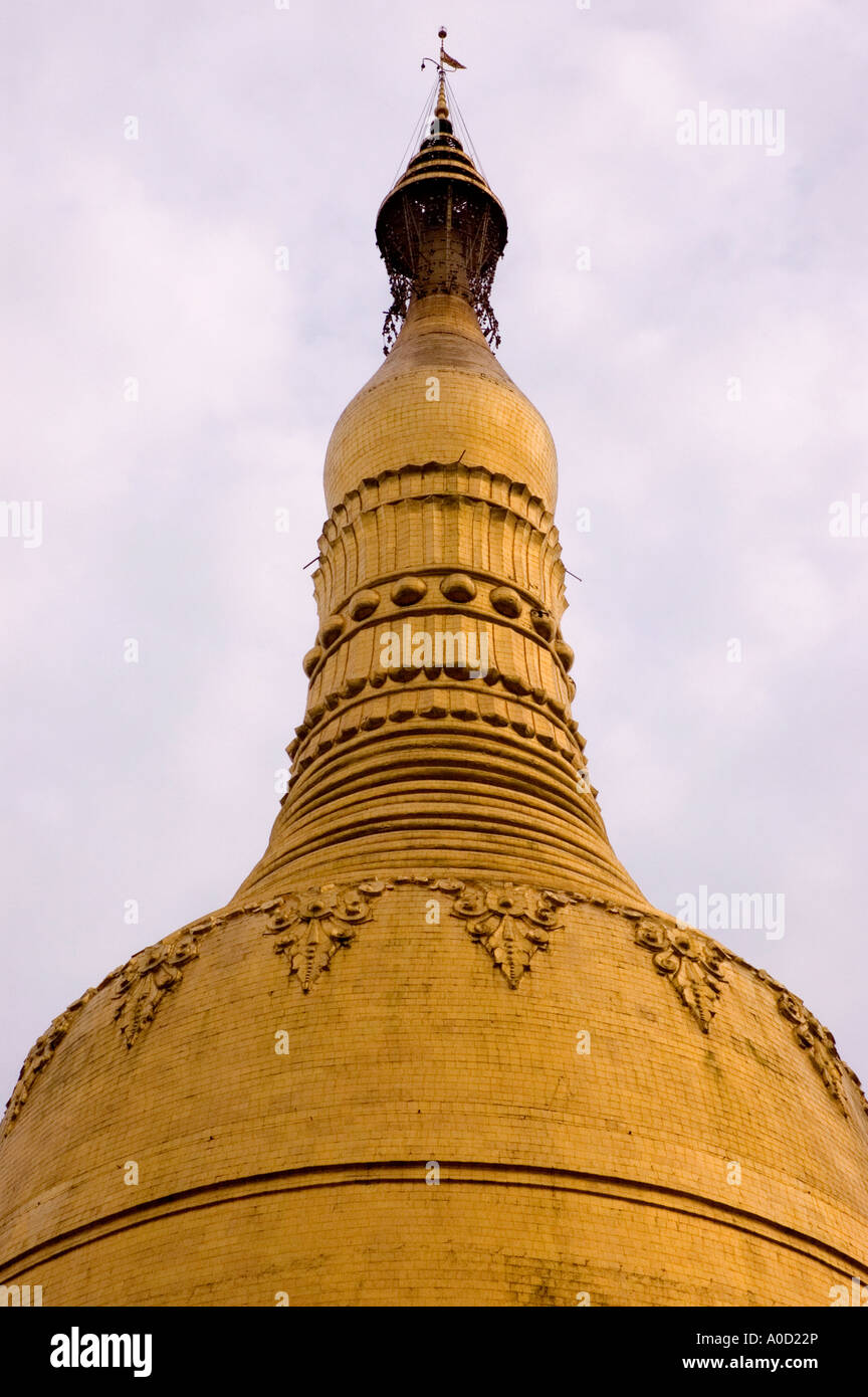 Stock photograph of the enormous Shwemawdaw Paya at Bago in Myanmar Stock Photo