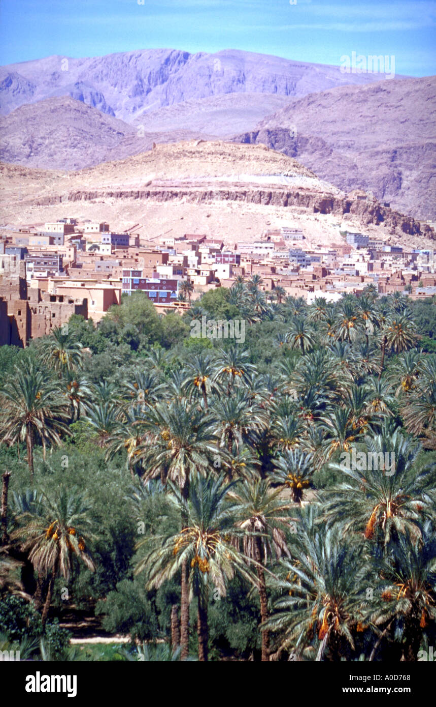 An Oasis Village At The Entrance To The Todra Gorge In The Ziz Valley ...