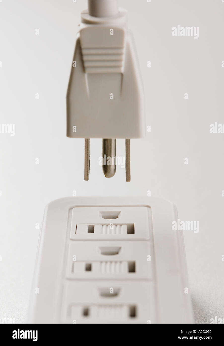Still life of plug and outlet Stock Photo Alamy