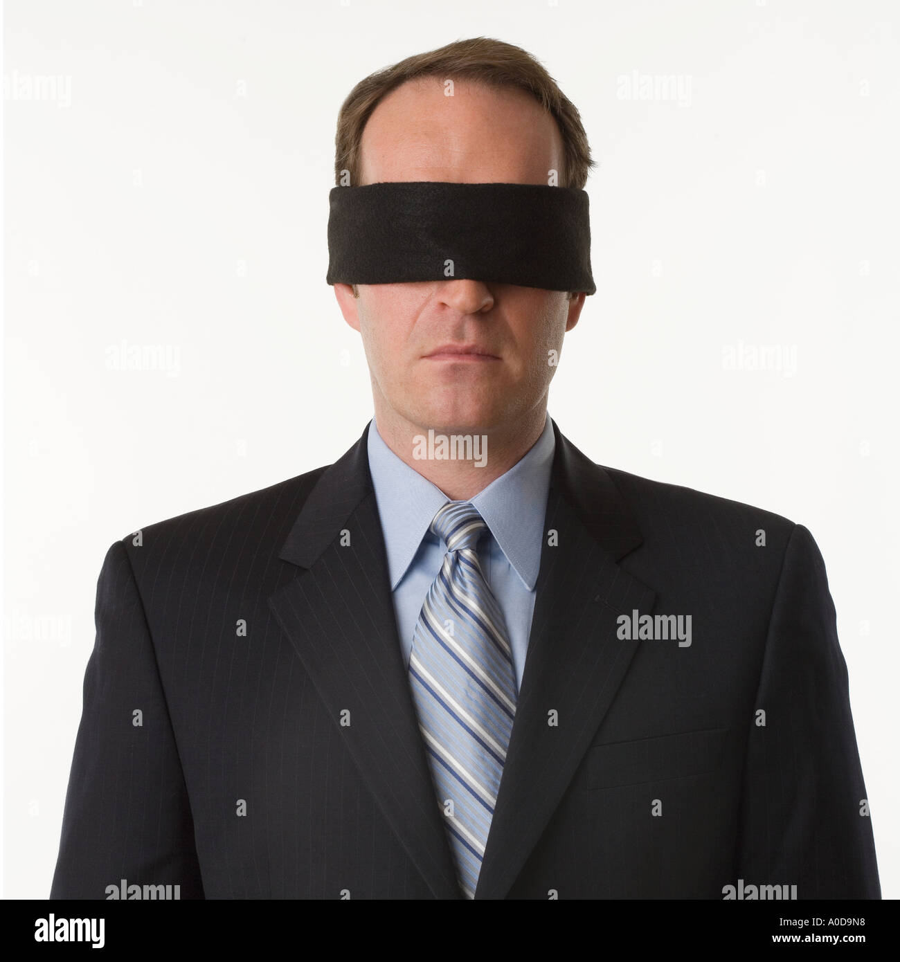 Wearing a blindfold hi-res stock photography and images - Alamy