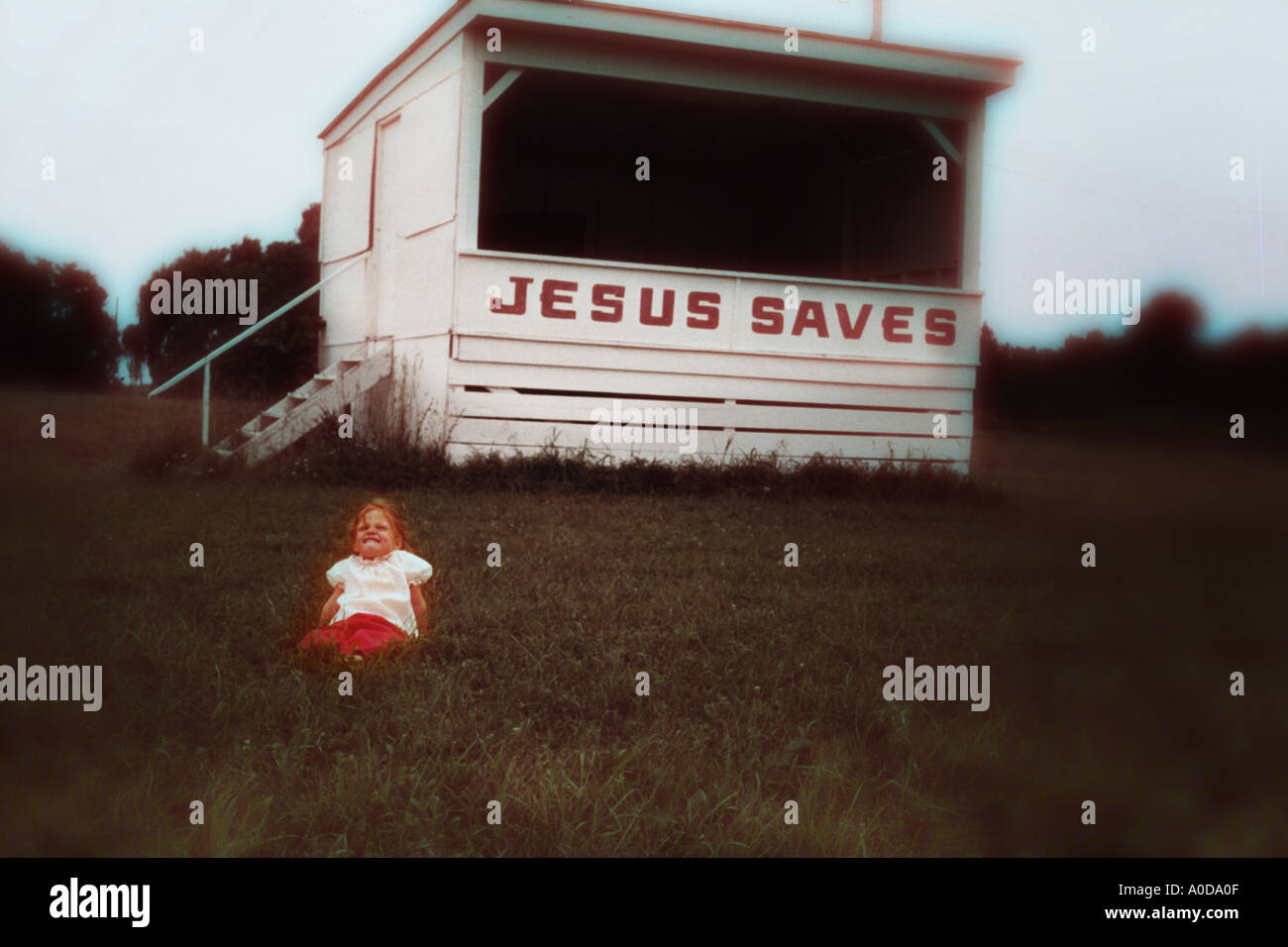 Jesus Saves Stock Photo