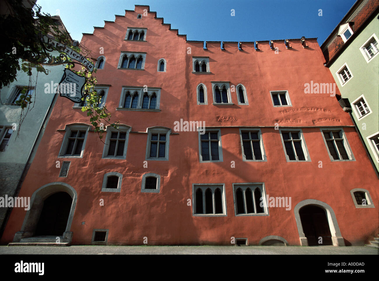 REGENSBURG the RUNTINGERHAUS Runtinger red house Keplerstraße Stock