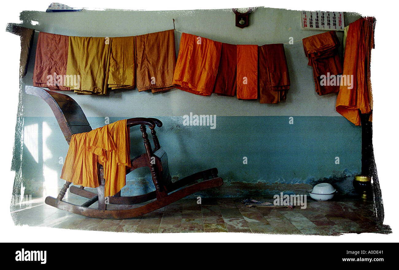 Buddhist Chair Stock Photo Alamy