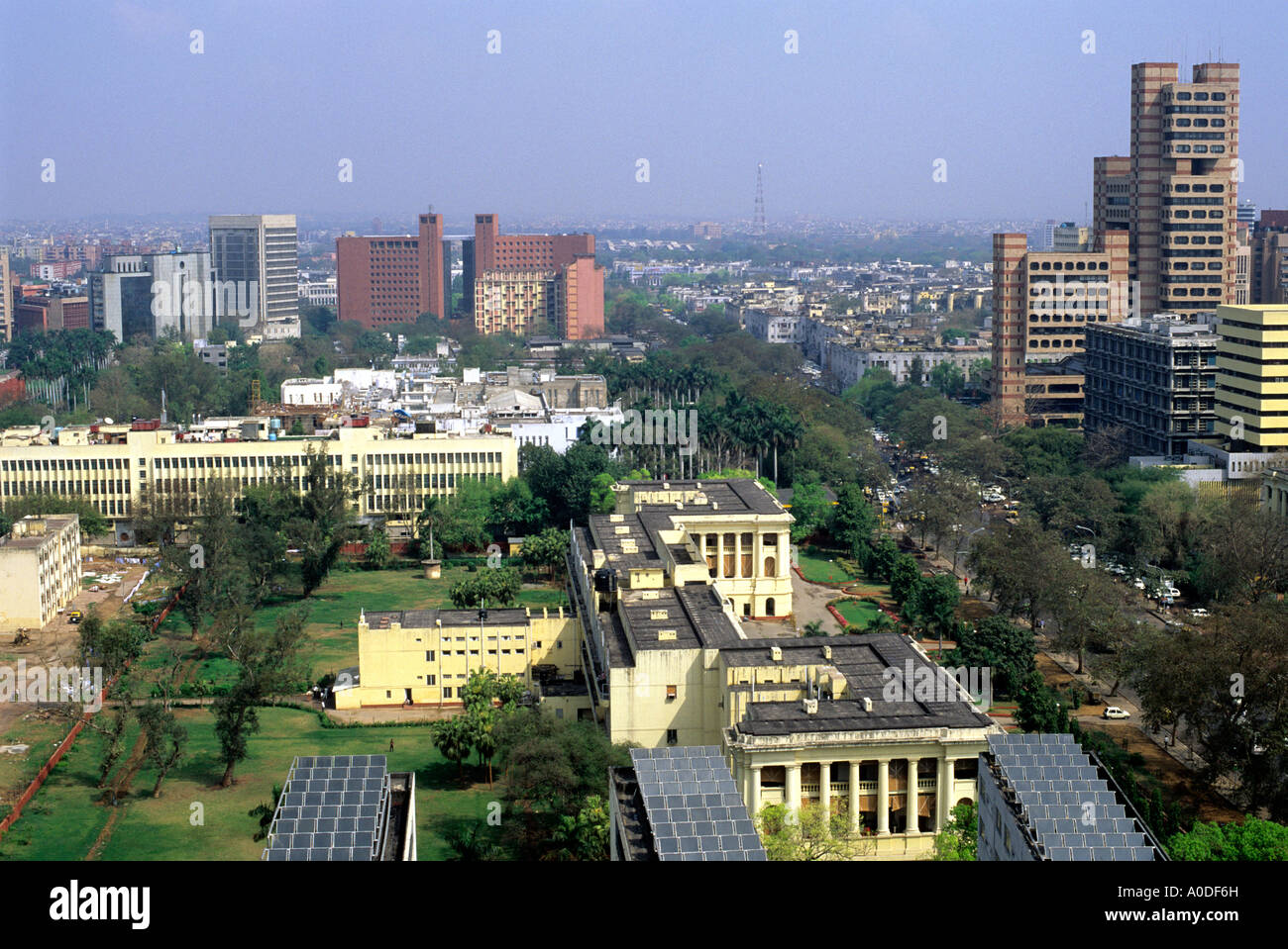 The city center of New Delhi India Stock Photo: 9961912 - Alamy