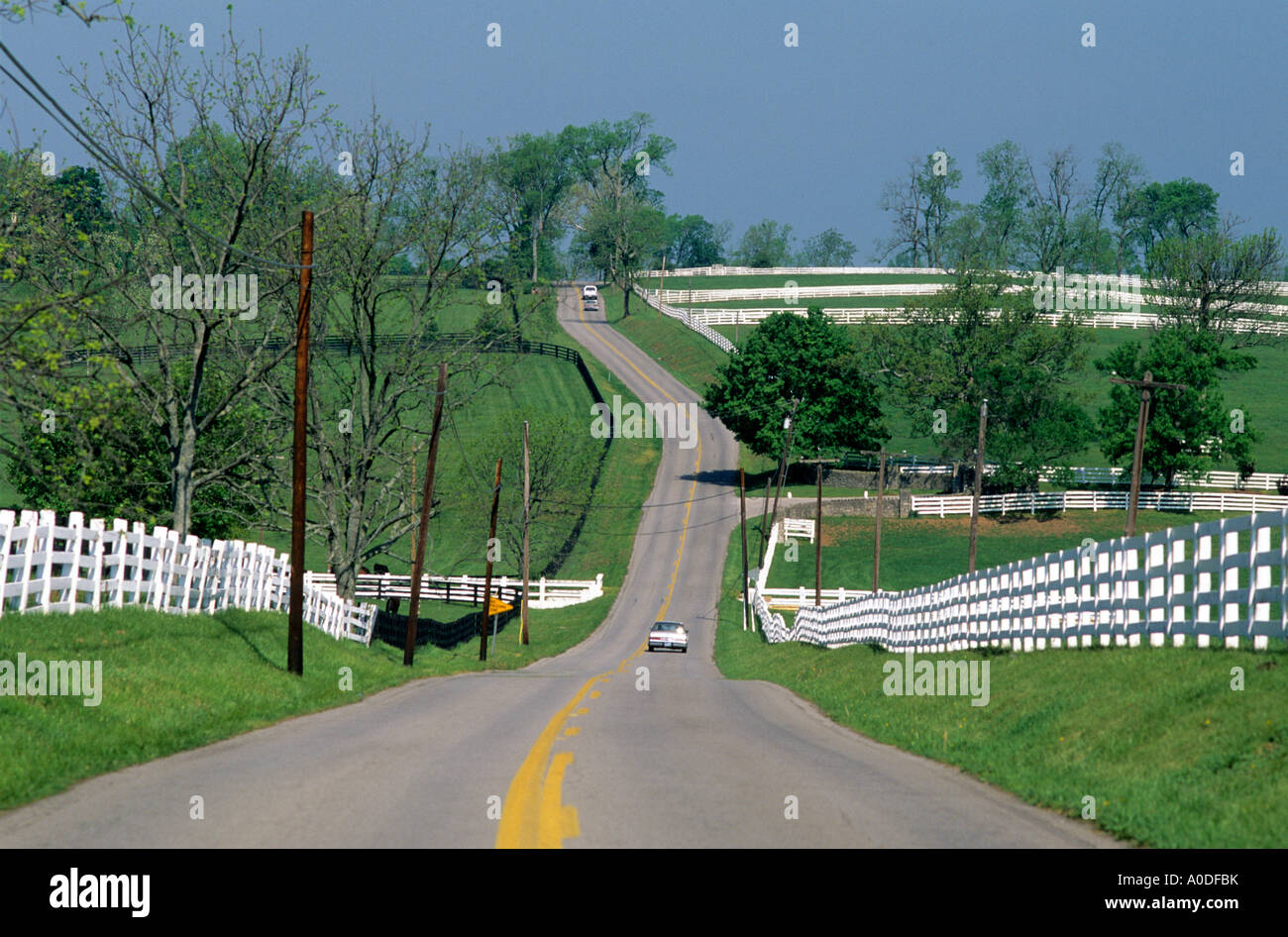 Old Frankfort Pike near Lexington Kentucky Stock Photo 9961974 Alamy