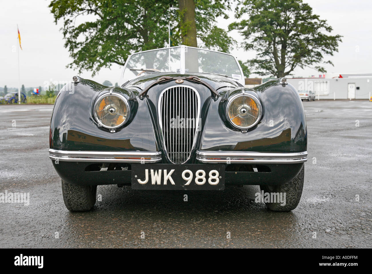 Jaguar 120 Sports Coupe Car Stock Photo