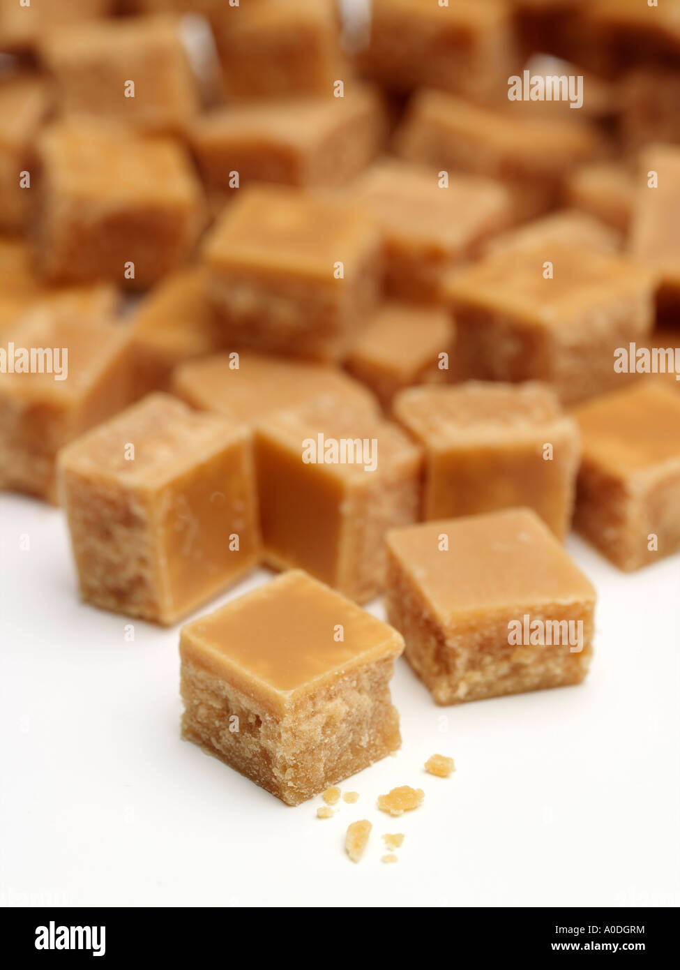 Crumbly Butter Fudge Stock Photo Alamy