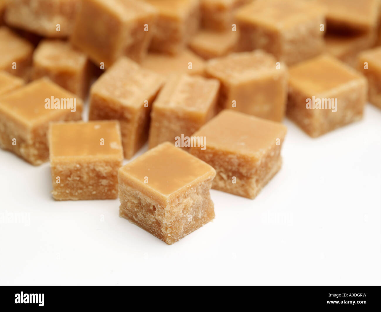 Crumbly Butter Fudge Stock Photo Alamy