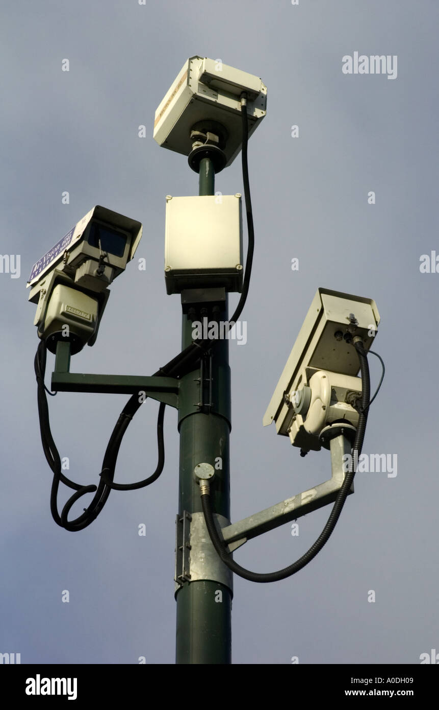 CCTV camera in England, UK Stock Photo Alamy