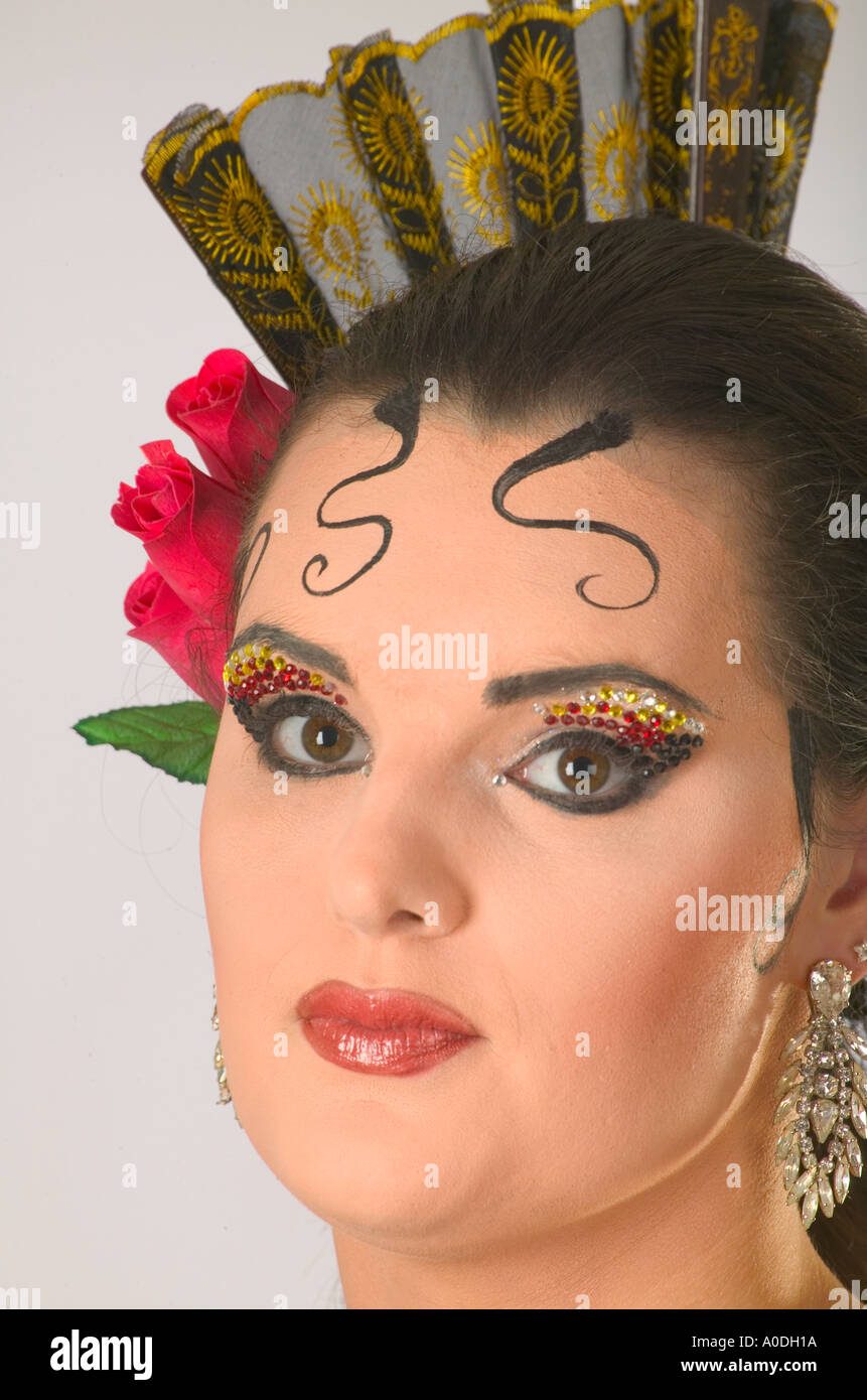 spanish female flamenco dancer beauty Stock Photo - Alamy