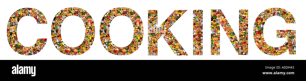 Cooking word hi-res stock photography and images - Alamy