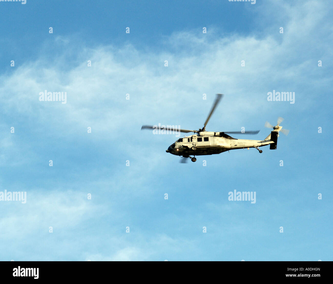 A Photograph of a Military Naval Aircraft Flying Over San Diego Harbour
