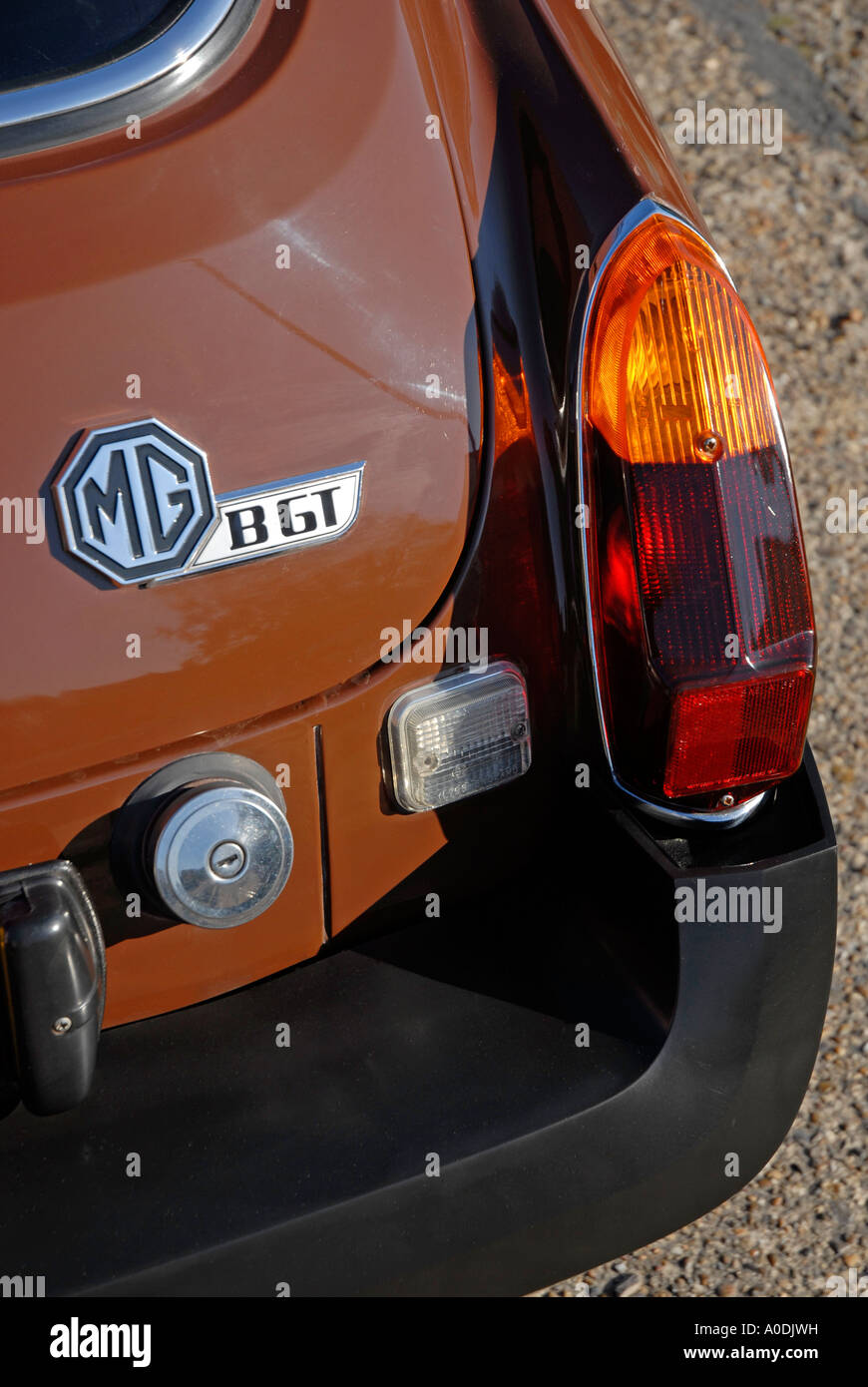 Rear light cluster of MGBGT sports car Stock Photo Alamy