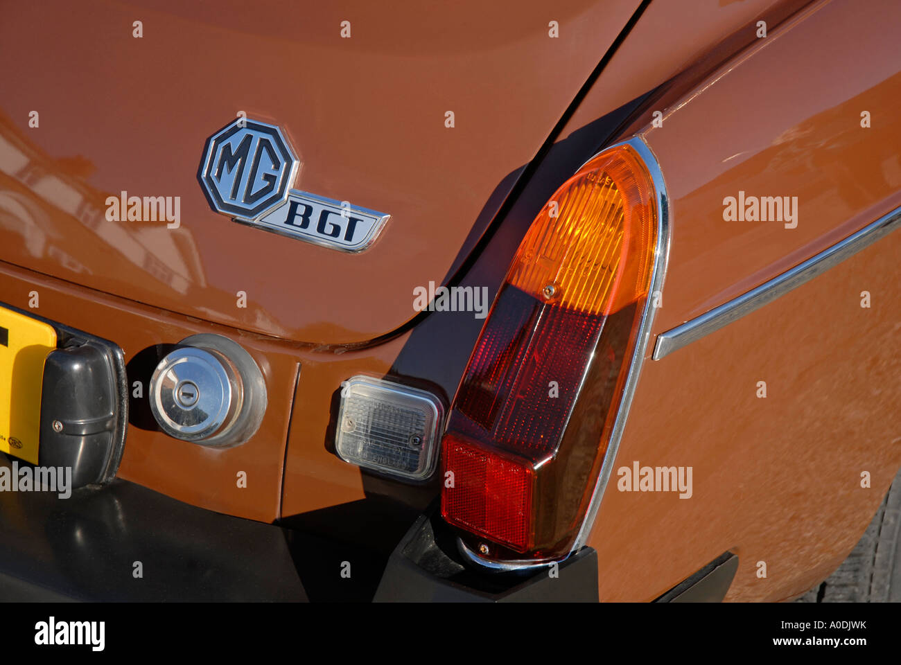 Rear light cluster of MGBGT sports car Stock Photo Alamy