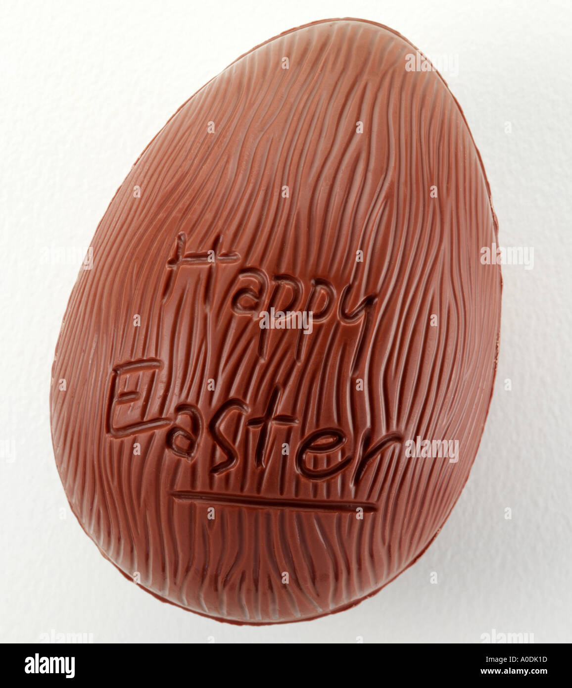 CHOCOLATE EASTER EGG Stock Photo
