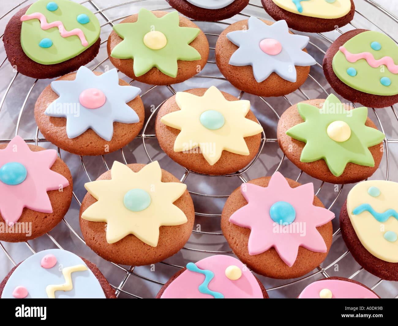 EASTER COOKIES BISCUITS Stock Photo