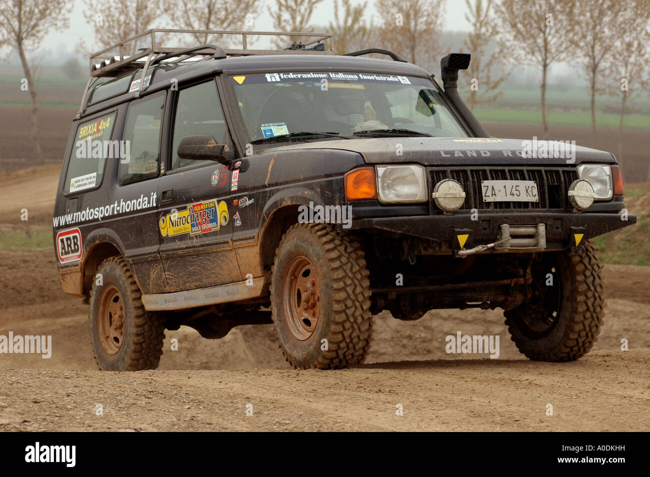 landrover discovery serious offroader Stock Photo