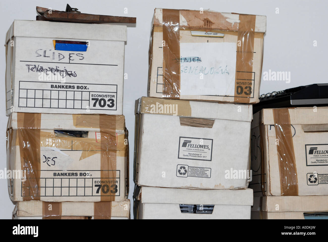 Archive boxes hi-res stock photography and images - Alamy