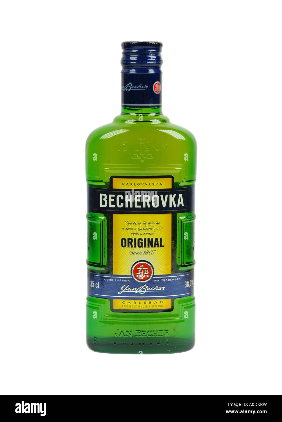 Karlovarská Becherovka Stock Photo
