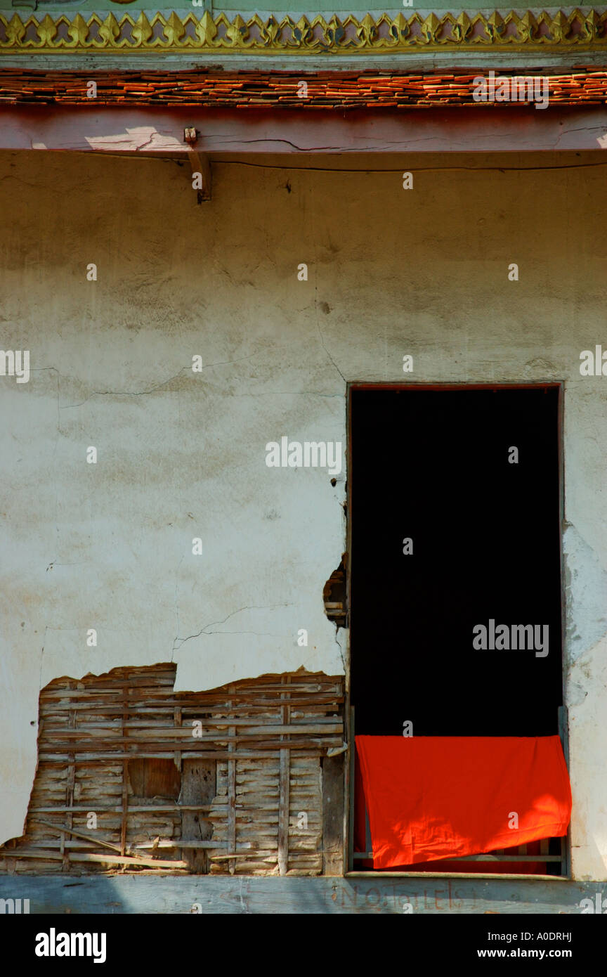 Monks living quarters Luang Prabang Laos PDR Stock Photo Alamy