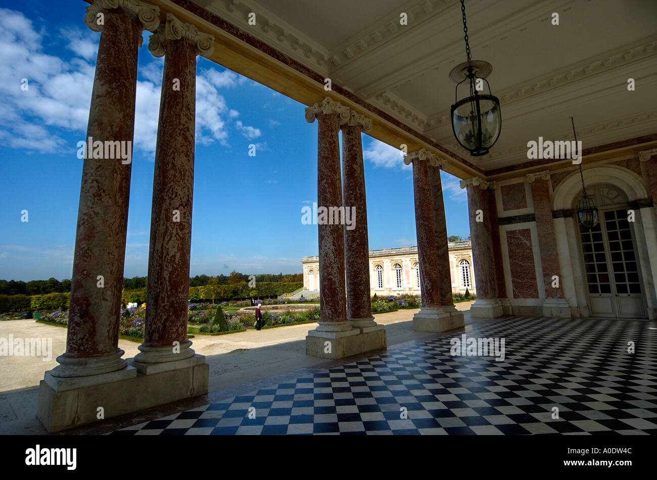 Terrace at Versailles France Stock Photo