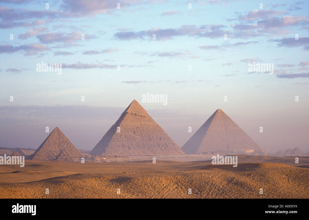 The Pyramids Giza Cairo Egypt Stock Photo - Alamy