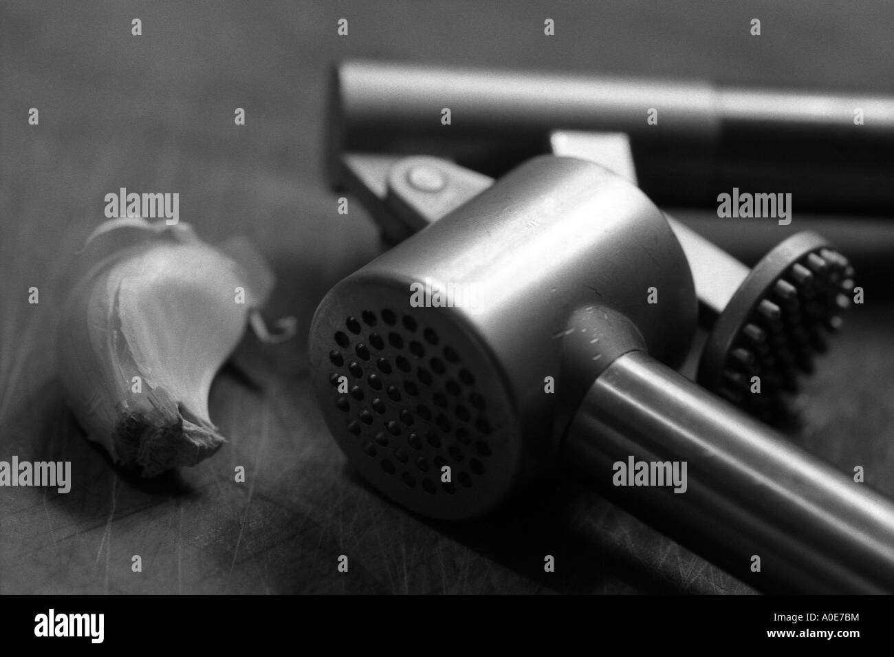Garlic press Black and White Stock Photos & Images - Alamy