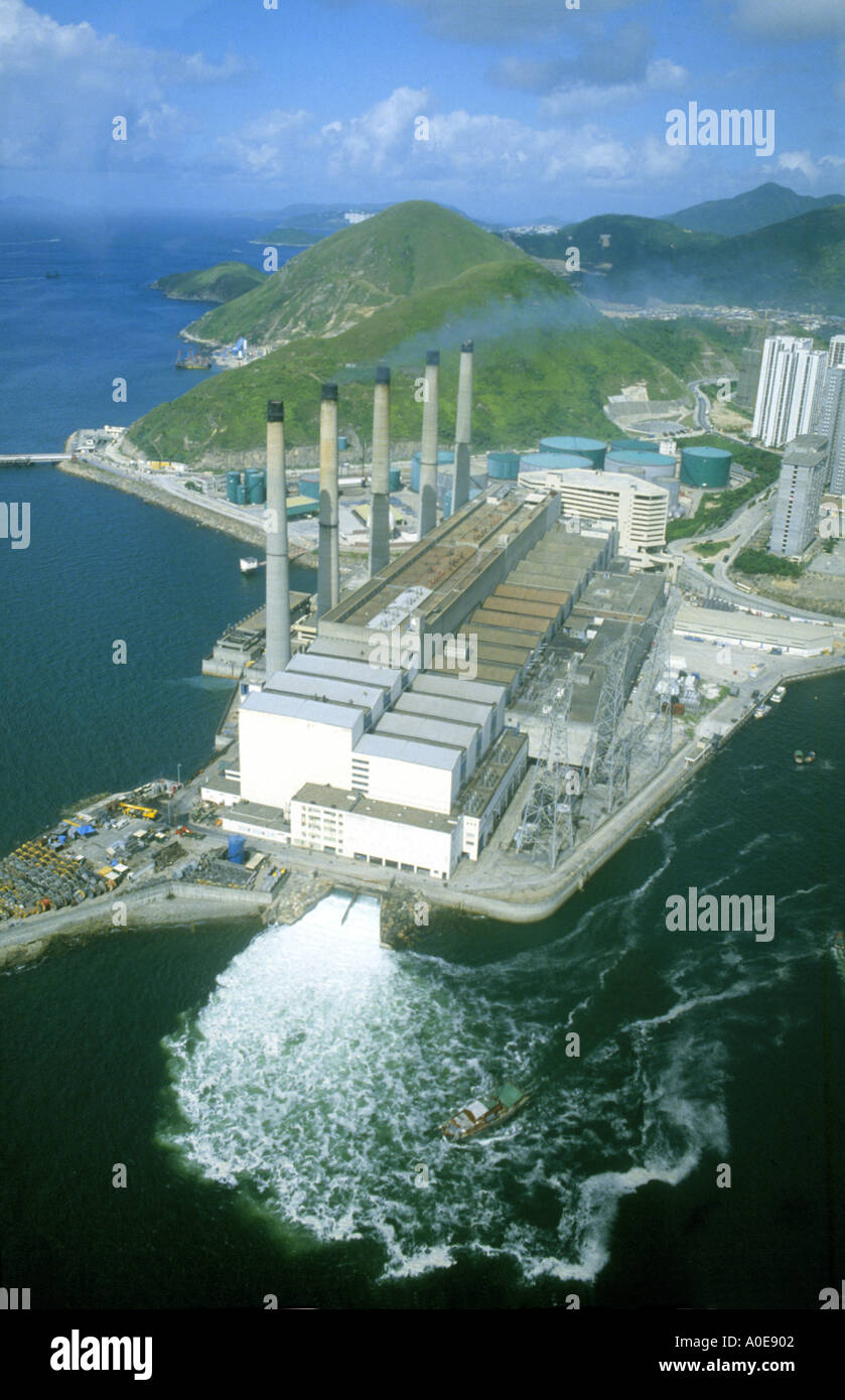 Power station Hong Kong Stock Photo Alamy