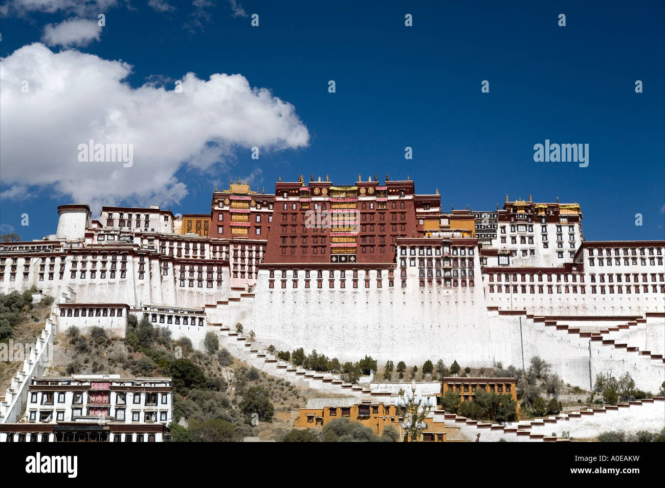 Potala Palace in Lhasa Tibet 2 Stock Photo