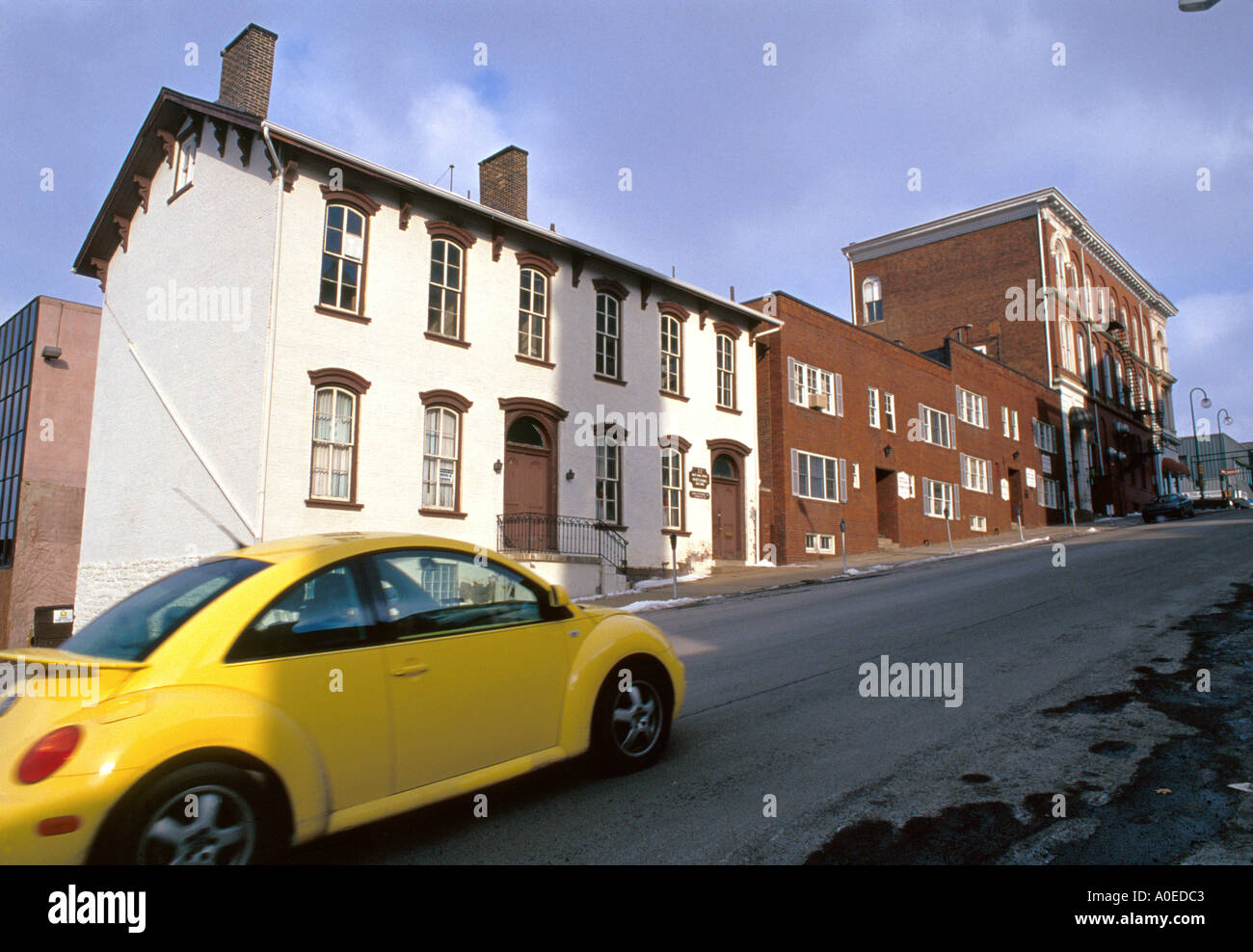 Yellow beetle car hi-res stock photography and images - Alamy