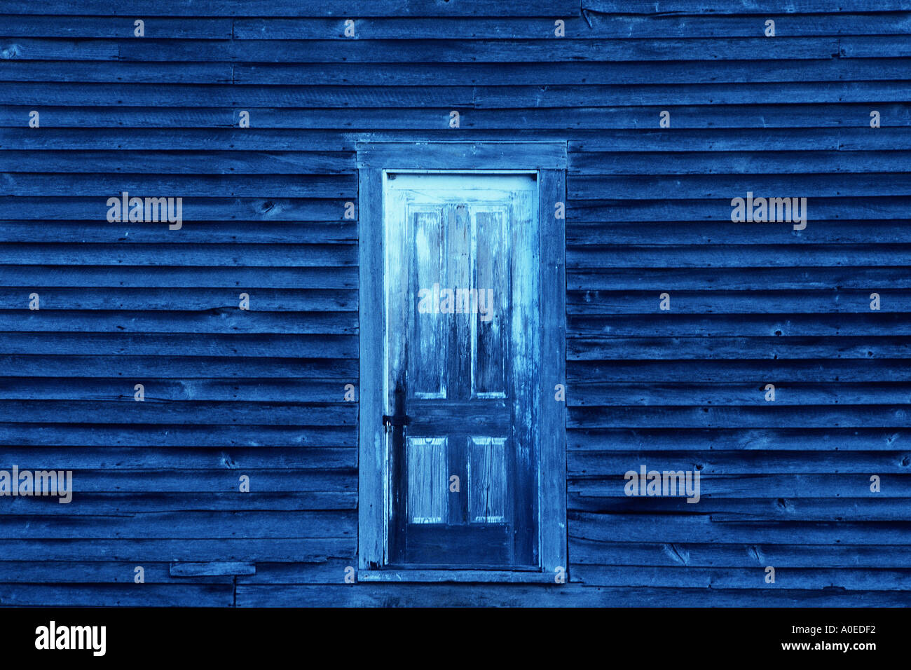 blue door Stock Photo