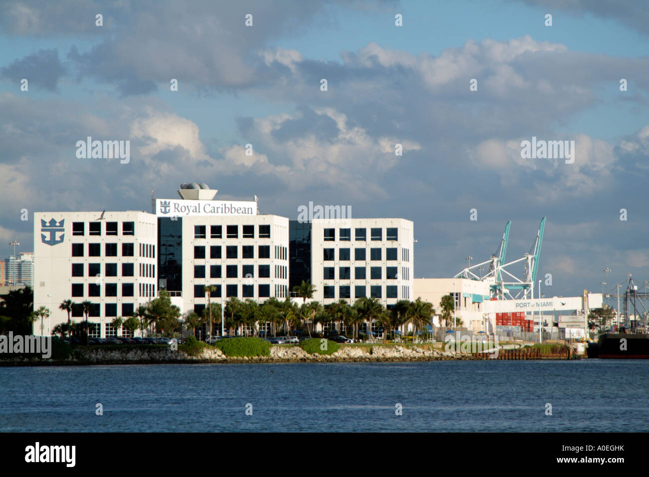 Royal Caribbean cruise ship company headquarters in Miami Florida USA