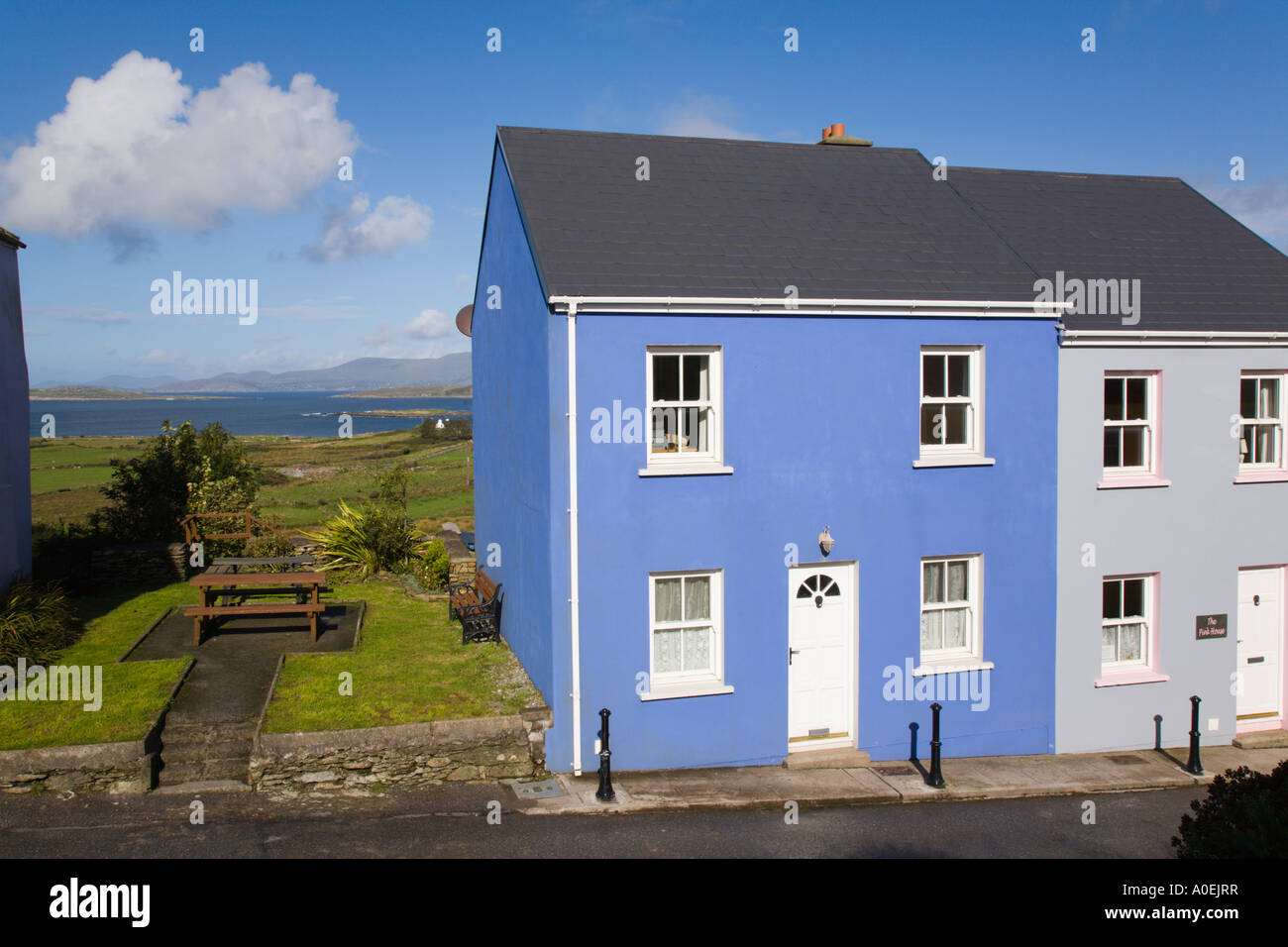 Coloured houses at eyeries hires stock photography and images Alamy