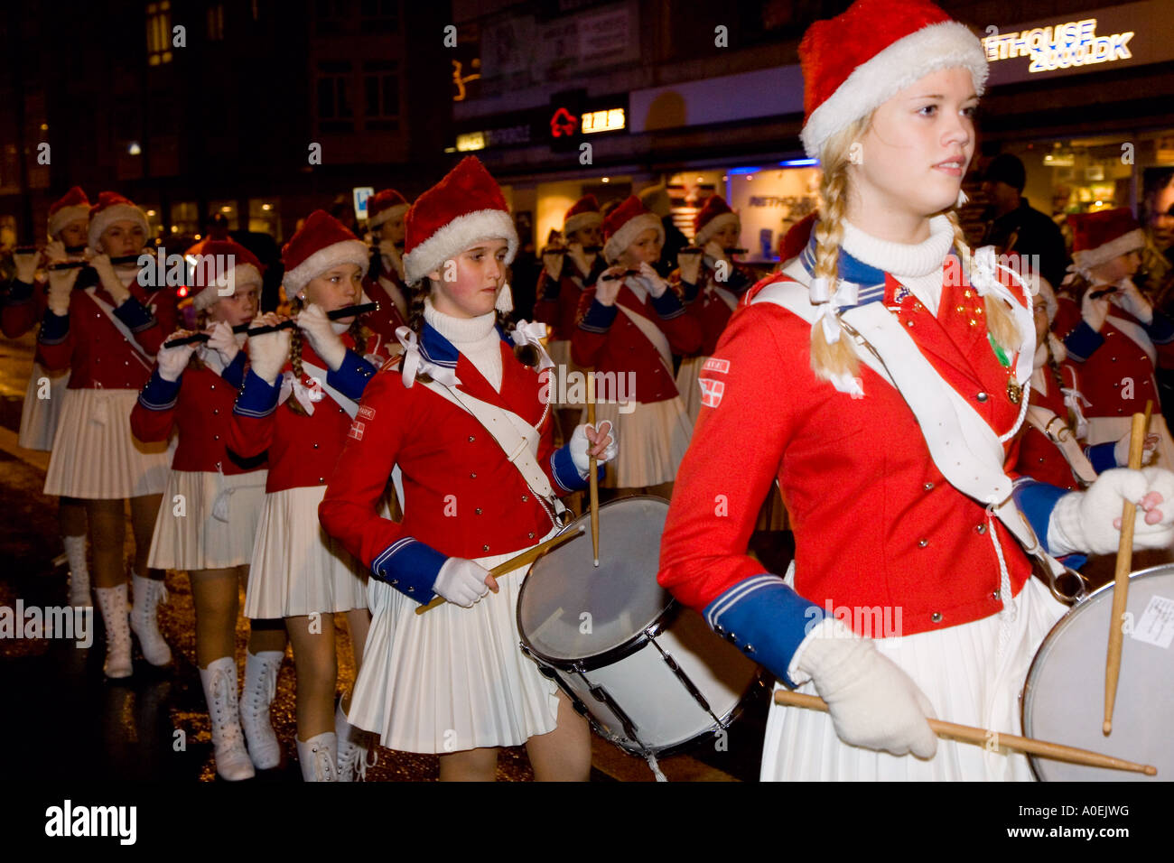 Drum majorettes Stock Photo Alamy