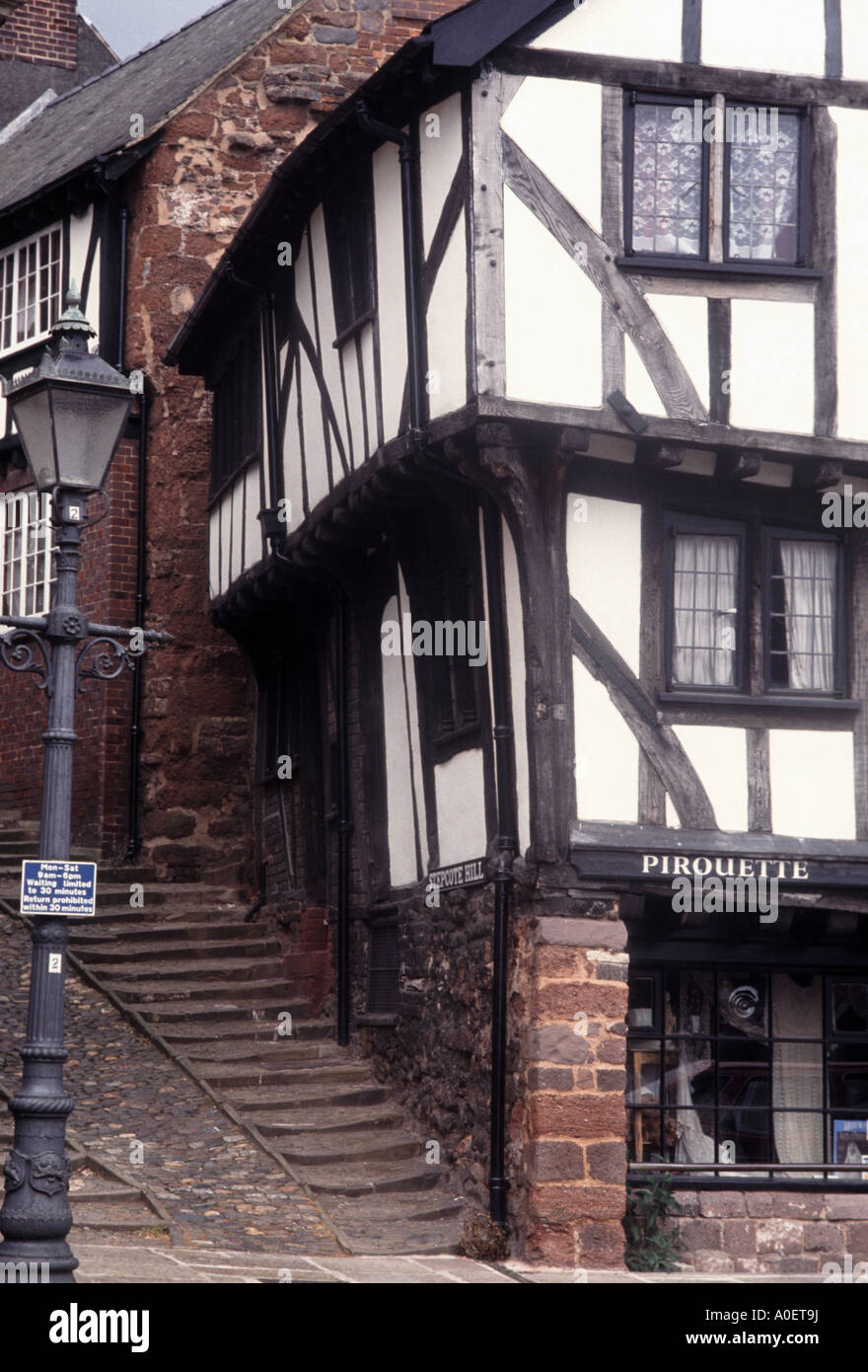 Historic half timbered alleyway hi-res stock photography and images - Alamy