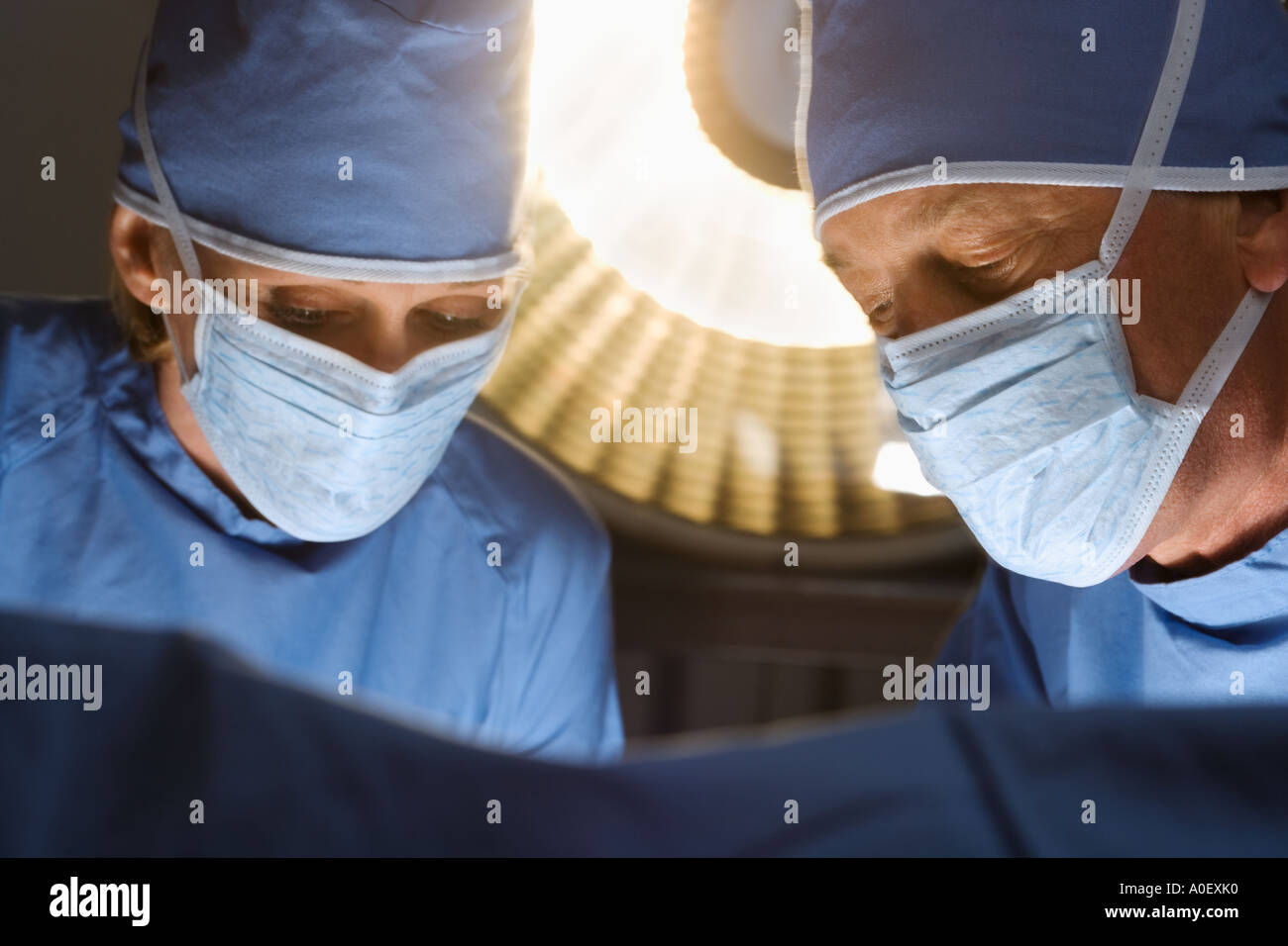 Surgeons at work Stock Photo - Alamy