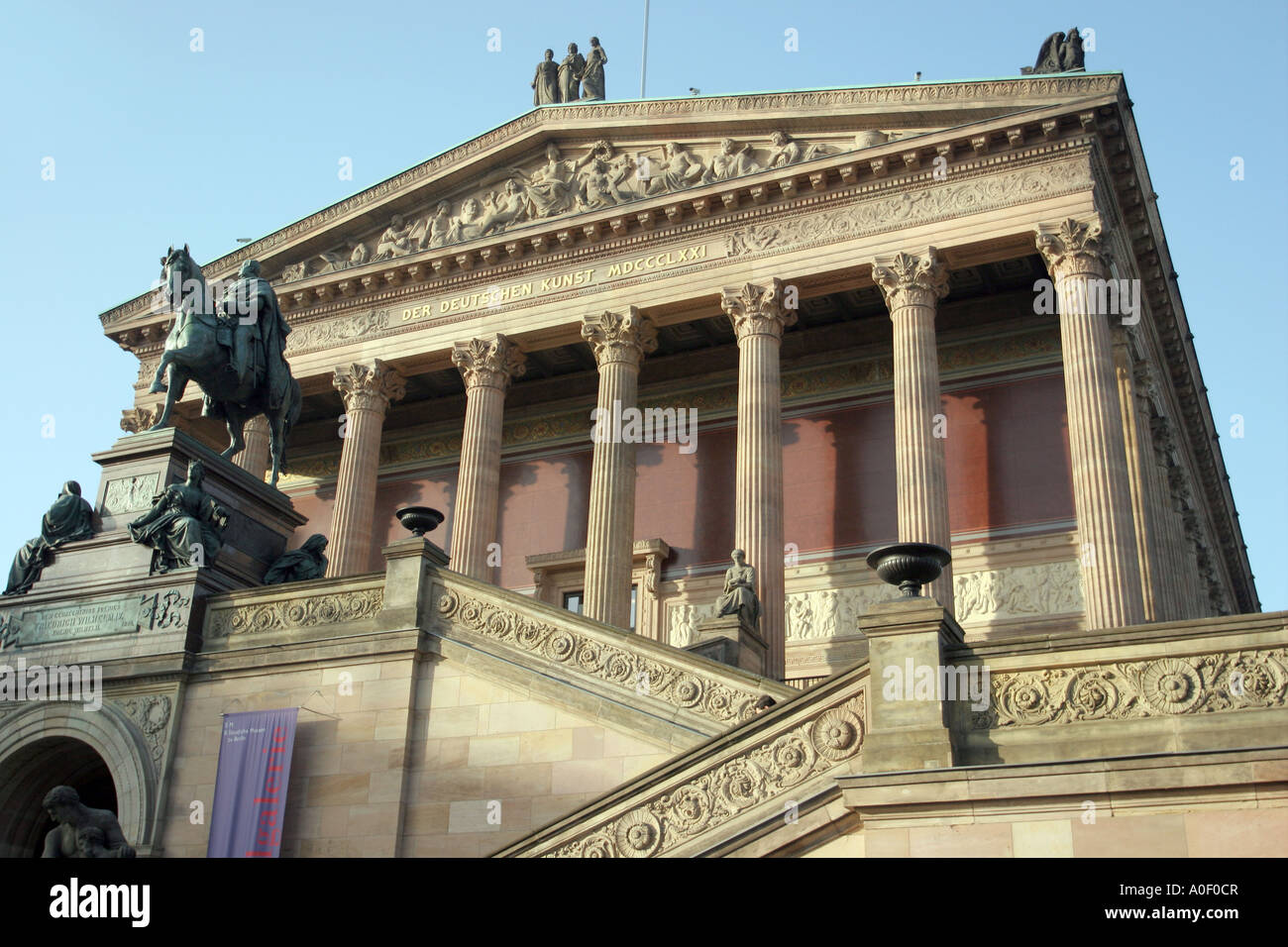 Alte Nationalgalerie, Berlin Stock Photo