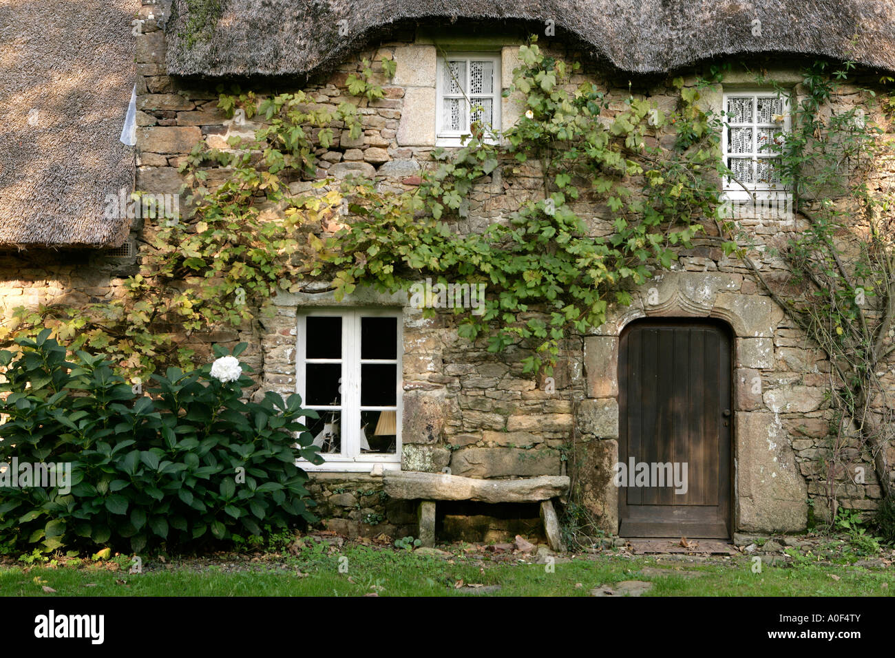 French Cottage in Brittany France Stock Photo Alamy