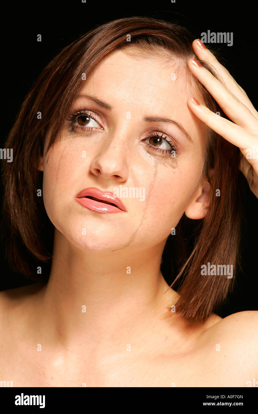Upset girl Stock Photo