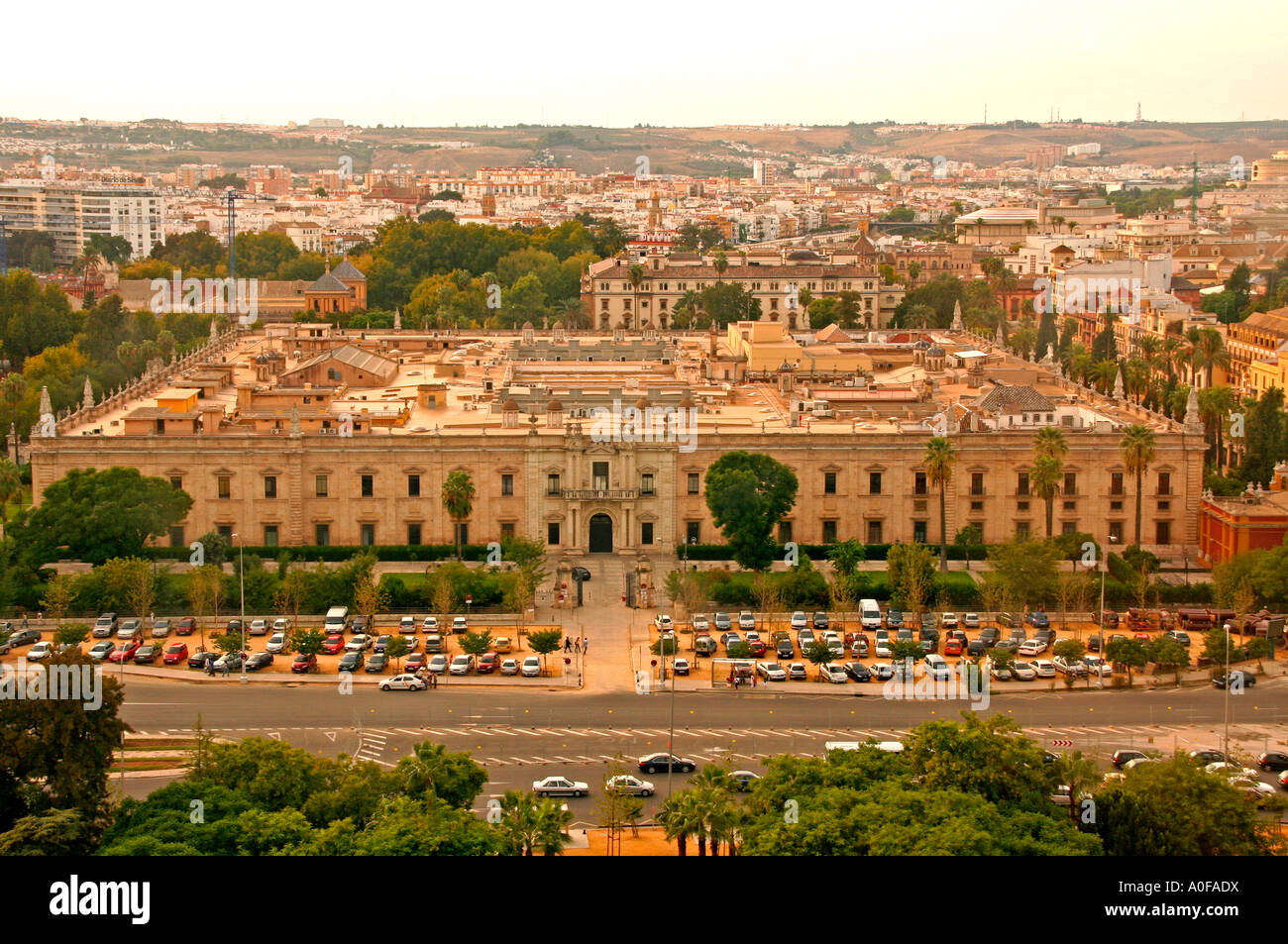 seville tobacco factory The former Tobacco Factory built in the 18th century now part of the  University of Seville San Fernando street Seville Andalucia Stock Photo