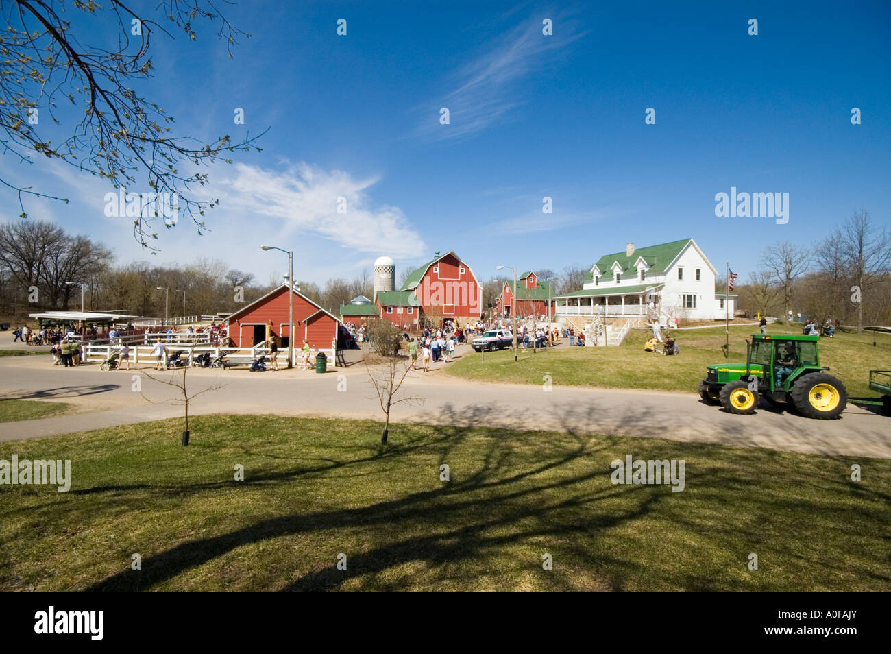 Wells Fargo Family Farm, Minnesota Zoo Stock Photo Alamy