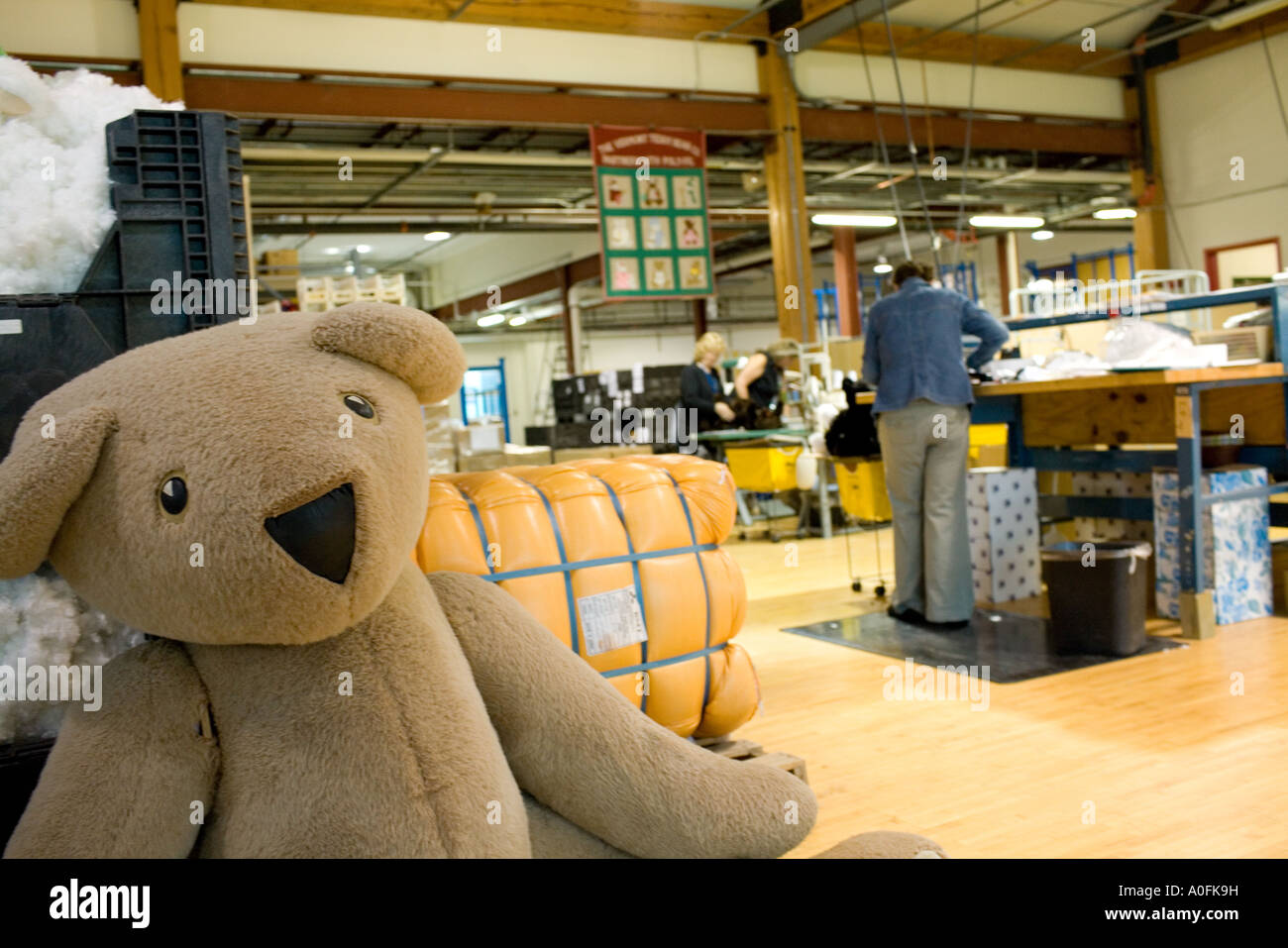 the vermont teddy bear company home of the american teddy bear Stock