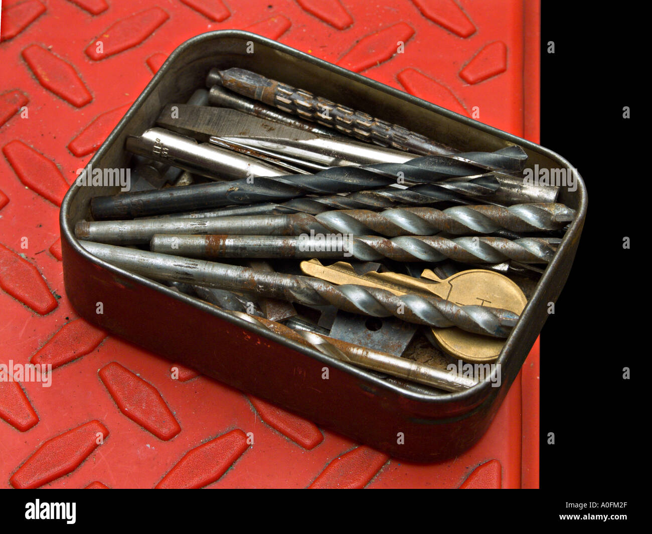 Tin of drill bits hires stock photography and images Alamy